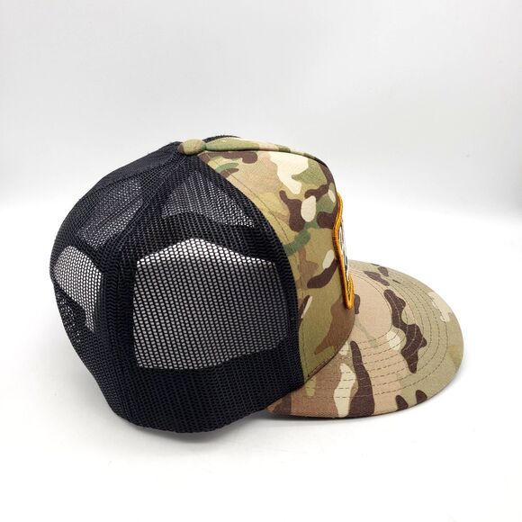 HERITAGE Barbecue Hat Snapback Camo Mesh Baseball Cap San Juan Capistrano BBQ - Picture 3 of 7